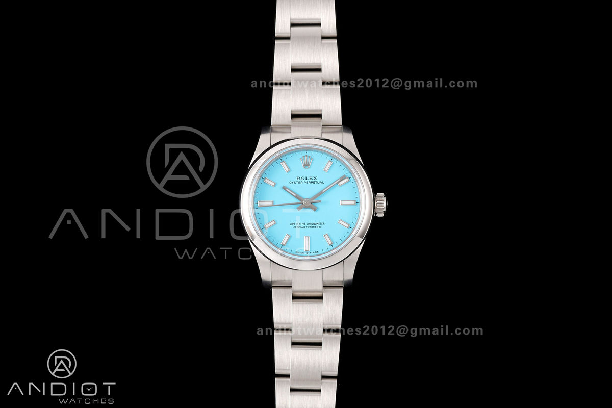 Oyster Perpetual 31mm 277200 EWE Best Edition Turquoise Dial on SS Bracelet A2232